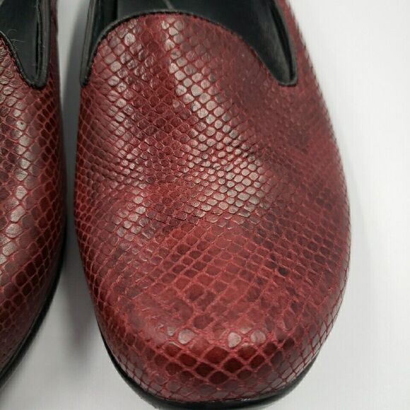 Dansko Womens Loafer Shoes Olivia Faux Snakeskin Leather Slip-On Loafer Size 38 - Picture 13 of 16